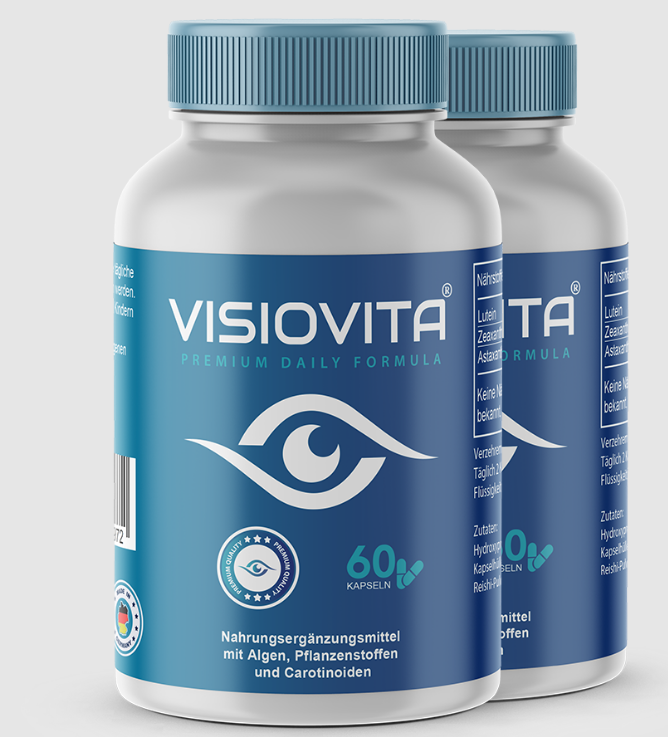 Two bottles of Visiovita in the multi-bottle value package